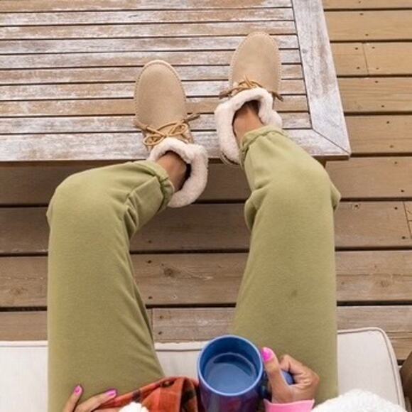 NIB Sanuk Cozy Vibe Mid SL Boots Booties 7M Tannin - Picture 3 of 12